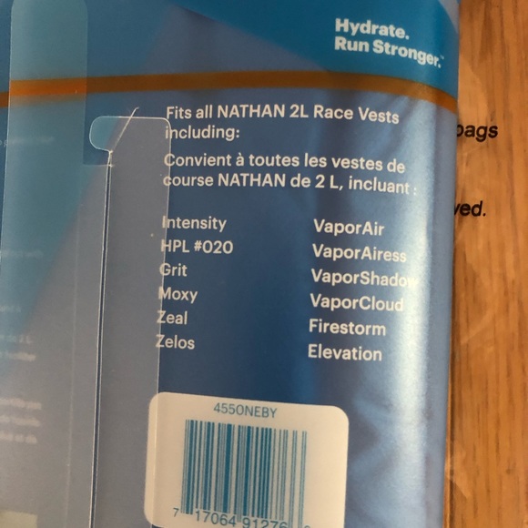 3 NEW NATHAN ICESLEEVE INSULATED HYDRATION PACK RESERVOIRS 2 LITER / 67 OZ - Picture 4 of 5